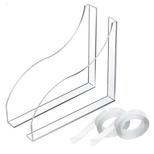 2 Pcs Acrylic Shower Splash Cover Bath Sink Shield Bath Splash Shield Set Bathtub Splash Guard Shower Splash Guard Splash Guard Bath
