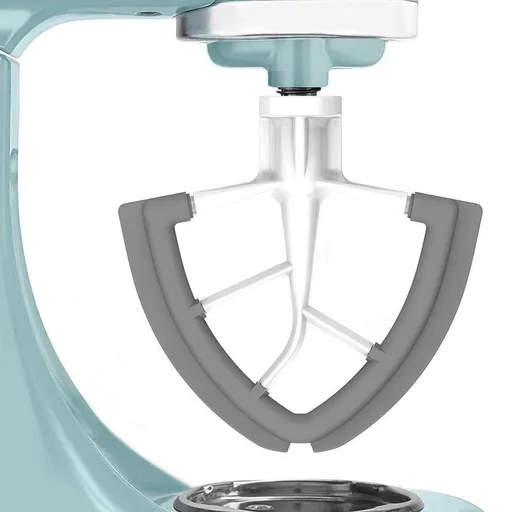Beating machine suitable for kitchen helper tilting head vertical mixer, 4.5-5 quart flat beating blade, with flexible silicone edge bowl scraper