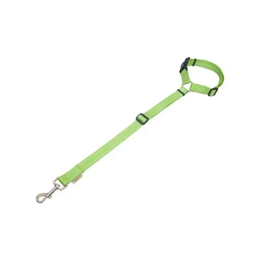 Adjustable Pet Dog Car Clip Lead Harness Strap for Vehicle Travel Restraint Use - Green