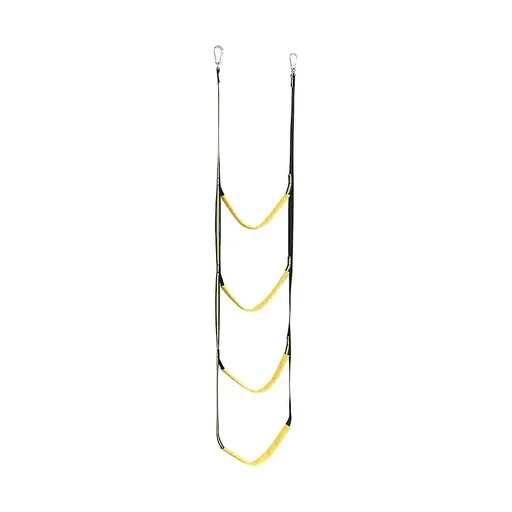 4-step rope ladder for boat, boat rope ladder extension, foldable auxiliary ladder for boat, swim ladder for sailboat, kayak - Perfet