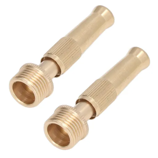 Adjustable Hose Nozzle High Pressure Resistant Rotatable 2 Piece Garden Hose Nozzle Attachment