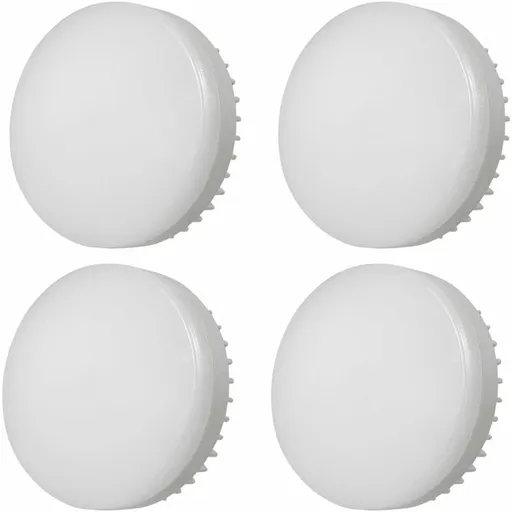 Dimmable LED Gx53 7W 85-265V Cabinet Light Die-Cast Aluminum Wall Light 4 pcs Cool White 6000K