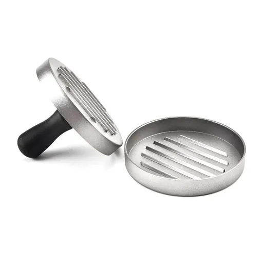Burger Press Patty Maker Aluminum Non-Stick Hamburger Press Kit Burger Maker Meat Beef Veggie Hamburger Mold for Kitchen BBQ Grill