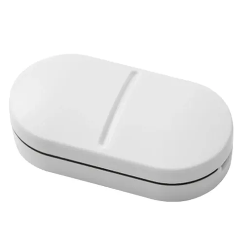 3PCS Tablet Cutter Pill Splitter Portable Medicine Box Pill Organizer Divider - White