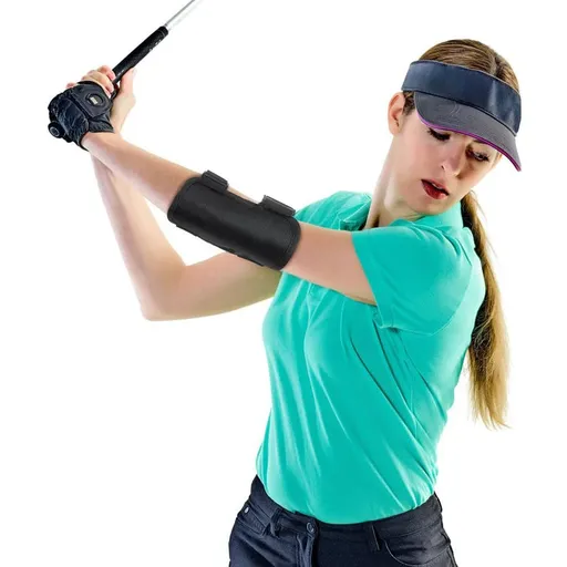 Golf Training Aid Golf Swing Posture Elbow Brace Corrector Alignment Guide Training Support Tool for Golf Novice Practice