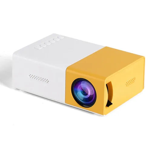 Mini Projector YG300 1080P HD LED Portable Home Theater Movie Projector for Office Travel US Plug 110‑220V