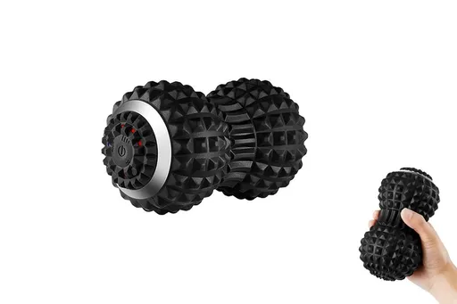 Vibrating Roller Massager Electric Massage Ball Back Foot Muscle Pain Relief -Black
