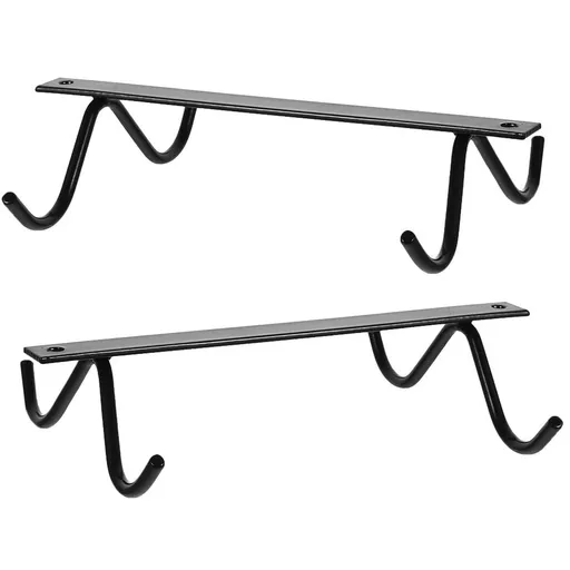 2Pcs Household Iron Mug Rack Under Cabinet Cup Organizer Space Efficient