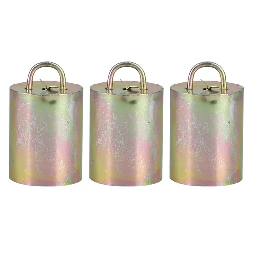 3Pcs Alloy Livestock Bell Thickened Anti Lost Sheep Bell for Cow Outdoor Stock FarmNo. 1 Bell