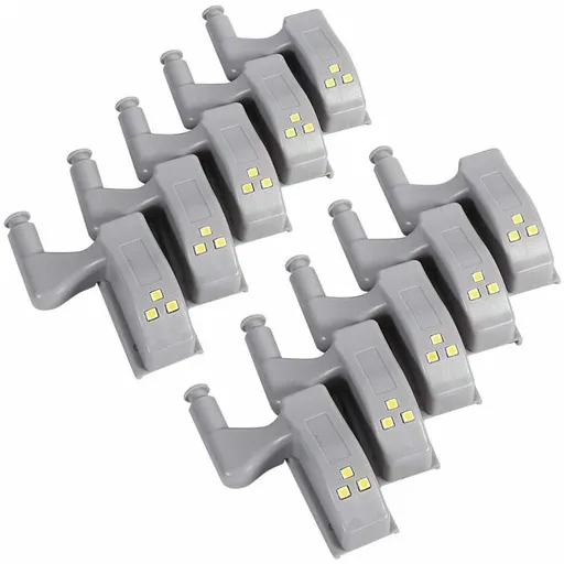 10 pcs LED Hinge Sensor Light For Cupboard Wardrobe Kitchen Night Lamp Wardrobe Cabinet Night Light