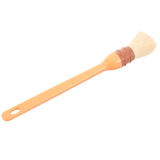 1Set Round Bristles Basting Brush Baking Basting Brush for Outdoor Use