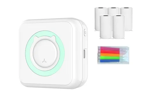 Portable Bluetooth Wireless Mini Printer Heat-Sensitive Print Maker -Green