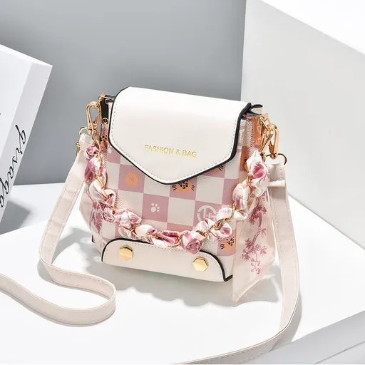 Chain Small Crossbody Bag, Small Crossbody Bag Mobile Phone Wallet Printing Wallet for Women Teen Girls