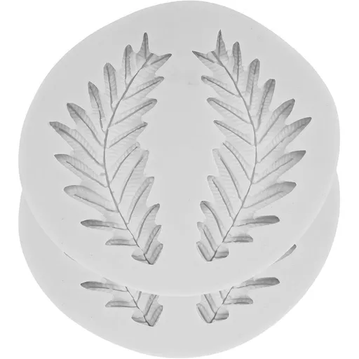 2pcs Leaf Silicone Mold for Fondant & Polymer Clay Craft - Easy Demoulding & Cleaning, Delicate Shape Design