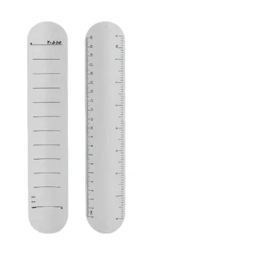 Wearable Nurse Notepad Wristbands, Silicone Reminder Bracelet Write On Memo, Writable Dry Erase Sticky Notes Ruler