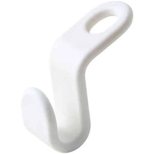 6 Pack White Clothes Hanger Connector Hooks Hanger Extender Clips Mini Space Saver Hangers Clothes Hanger Extender Connector