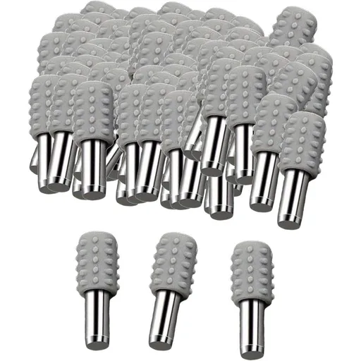 100x Shelf Pins Rubber Sleeve Portable Versatile Nonslip Hardware Cabinet Laminate Support Pegs for Kitchen Bookcase Wardrobe Cupboard
