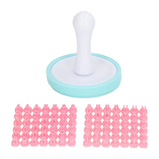 Letter Cookie Stamps Safe Flexible Alphabet Shape DIY Biscuit Cake Mold for Baking Tool
