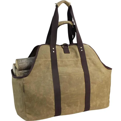 Firewood Storage Bag Khaki