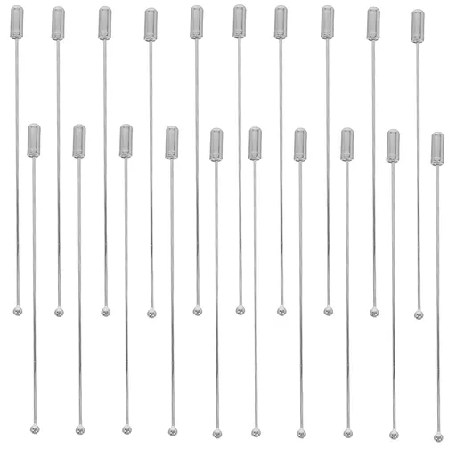 Stainless Steel Stick Pins for Crafts and Hats, Elegant and Portable, 20 Pieces