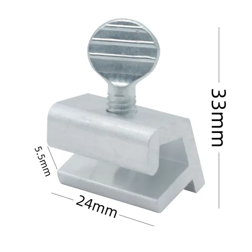 10 pcs Childproof Safety Window Lock Clamps, Adjustable Security Window Lock Window Stoppers Aluminum