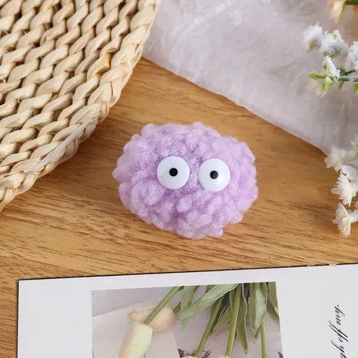 Cat Toys Fluffy Ball Toys Cat Interactive Toys Indoor Cat Toys Cat Boredom - Purple - Size 01