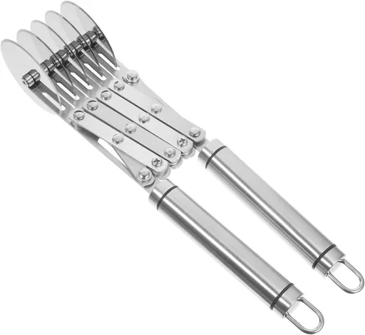 5 Wheel Stainless Steel Pizza Wheel Cutter and Pastry Dough Rolling Cutter Circular Pizza Cutting Tool for Home Kitchen Baking and Dough Slicing