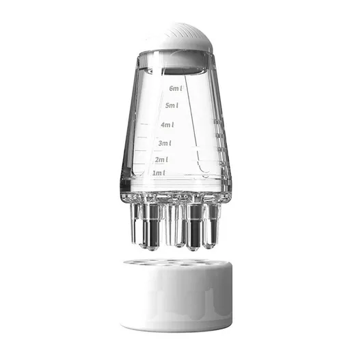 2Pcs Scalp Applicator Liquid Comb Portable Scalp Massage Comb with Roller Ball Essential Oil Hair Care Device,White