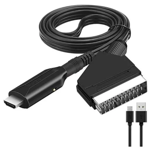 SCART to HDMI Converter Adapter 1080P Plug and Play