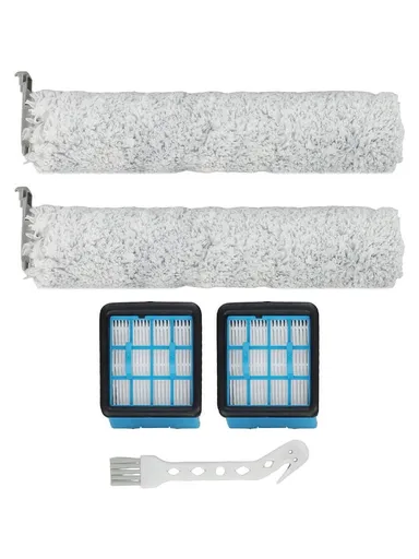 Vacuum Cleaner Roller For Brush and Filter for Bissell For CrossWave 3912N 4046 Essential Cleaning Kit with 2 Rollers
