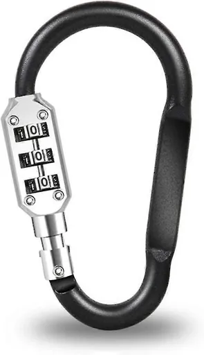 Bike Lock Cable 3 Digit Resettable Combination Cable Lock, Portable Bicycle Code Lock For Outdoor, Small Security Bicycle Lock , For Bike,black