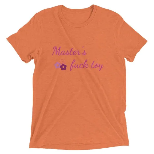 House Of Dasein Submissive Bdsm Fucktoy Shirt Women Durable Comfortable Clothing - Orange - S