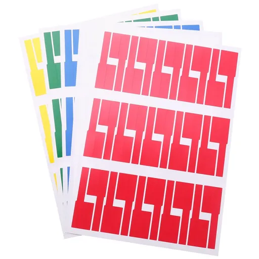 6pcs，Sticker, wire label, sticker, charger, wire organizer, color coded sticker, label, tape, commercial sticker
