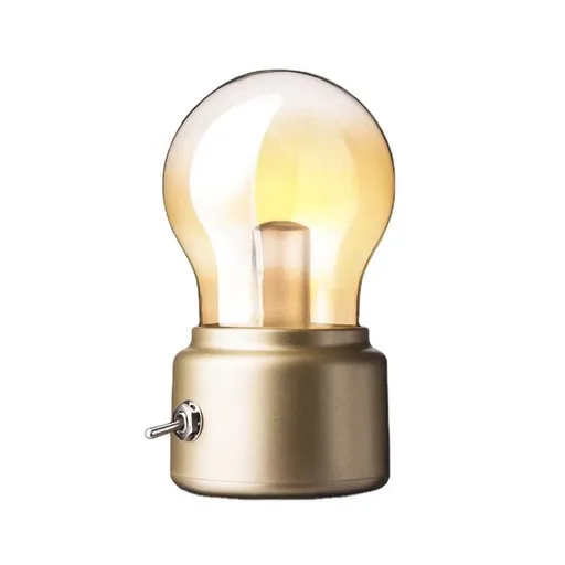 Night Light for Kids,LED Night Light USB Rechargeable Night for Bedroom Kitchen Washroom cafe-(Gold)