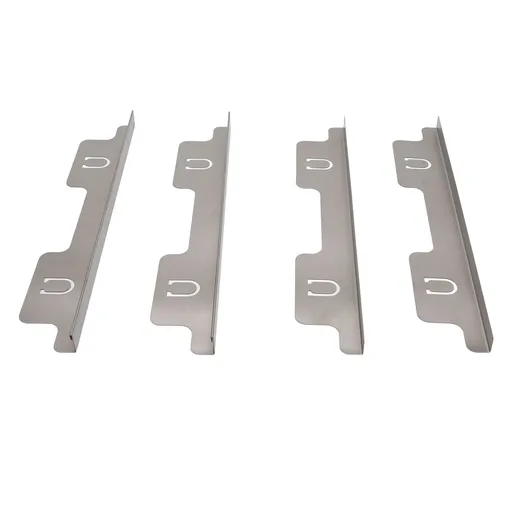 2 Pairs 13.78-27.56in Retractable Stove Gap Covers Stainless Steel Stove Gap Fillers for Kitchen Silver