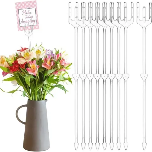 240 Pack Floral Card Holder Picks, 24 cm