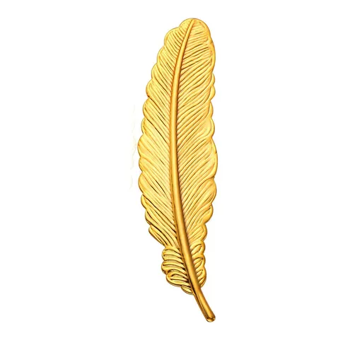 Brooches Jewelry for Women Men, Stainless Steel Gold Plated Classic Feather/Flower/Tree of Life/Custom Photo