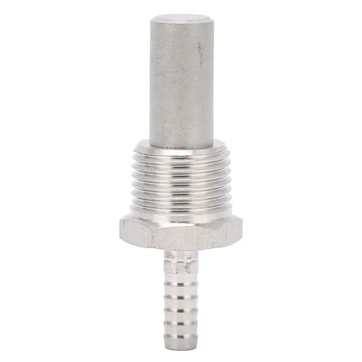 1/2 MPT Aeration Stone 0.5μm Stainless Steel Oxygenation Diffuser Home Brewing Supply