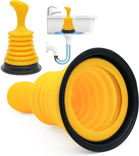 Drain Cleaner - Professional Multifunctional Sink Unclogger - Very Effective Toilet Unclogger - High Quality Drain Unclogger - Toilet Unclogger - Plunger - Unclogging Snake - Eco-Friendly - For Toilet, Sink, Shower, Kitchen