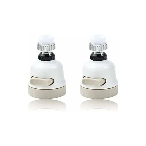 2 Pack Kitchen Faucet Aerator, Water Saving Faucet Aerator, 360 ROtation, Splash-Proof Faucet Nozzle With Filter