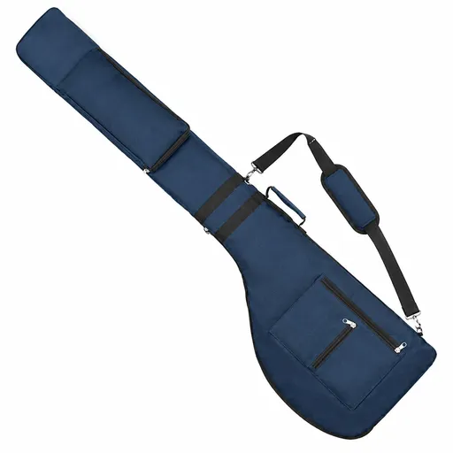 Blue Portable Waterproof Golf Club Bag – Lightweight Oxford Carry Sleeve with Padded Strap & Storage Pockets