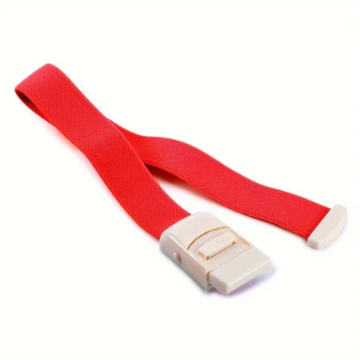 1pc Colorful Emergency Tourniquet Quick Release Buckle First Aid for Outdoor Sport Emergency Bleeding Stopping Red