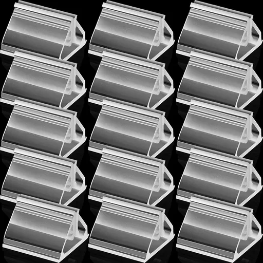 48 Pieces Plastic Game Piece Card Stands Clear Game Card Display Holders Picture Stands Markers DIY Playing or Board Party avor Photos Memos Pictures Display, 0.7 x 0.63 Inches