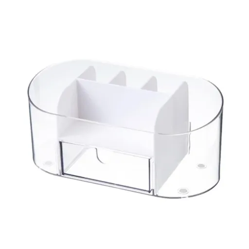 Desktop organizer, office organizer, transparent desktop organizer with drawers, cosmetic storage box, drawer