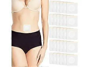 50pcs Castor Oil Patches Disposable Belly Button Castor Oil Packs Self Adhesive