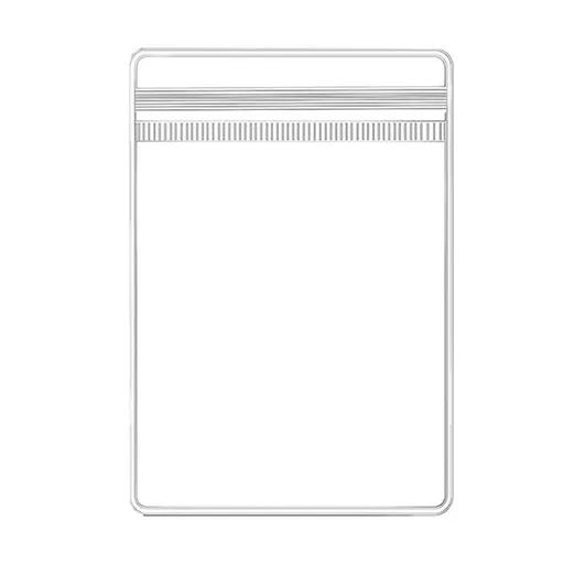 100pcs PVC Self-Sealing Jewelry Bags Anti-Oxidation Storage Dustproof Bags - 7*10cm