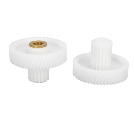 Meat Grinder Gear Efficient Performance 2 Piece Plastic Durable Compatible Mincer Gear for Sausage Machine Chili Cooker