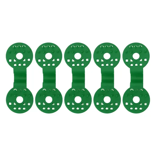 50pcs Shade Cloth Clips Round Ageing Resistant Plastic Sun Shade Net Clip for Bird Netting Gardening Shade Cloth Green