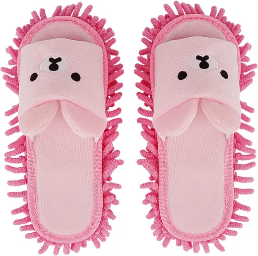 1 Pair Detachable Mop Slippers Shoes Microfiber Chenille Soft Comfortable Dust Dirt Hair Cleaner