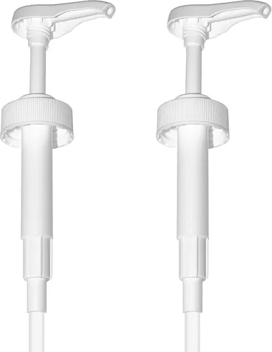 Gallon Pump Dispenser for Glass or Plastic Bottles - Heavy-Duty Leak Proof for Commercial and Household Use - 1 Gallon Jug - Non-BPA (Pack of 2)